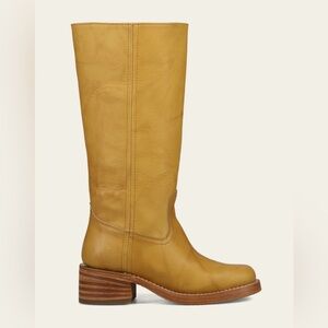 New Frye Campus Boots 14L Banana Yellow Boots 8.5